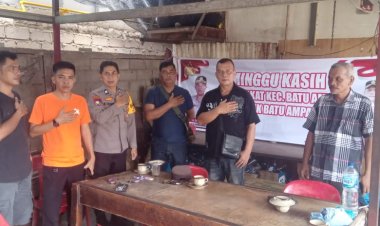 Polsek Batu Ampar Gelar Minggu Kasih Kamtibmas Bersama Warga Seraya