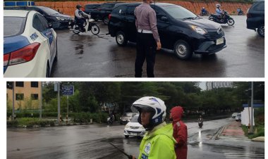 Ciptakan Kamseltibcarlantas, Satlantas Polresta Barelang Tingkatkan Pengaturan Lalu Lintas Pagi di Titik Rawan