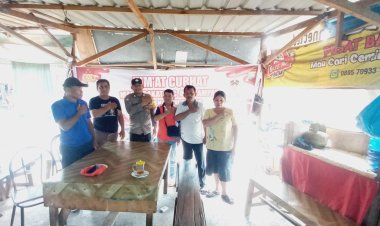 Polsek Batu Ampar Gelar Jumat Curhat Bersama Warga Melcem Sei Tering