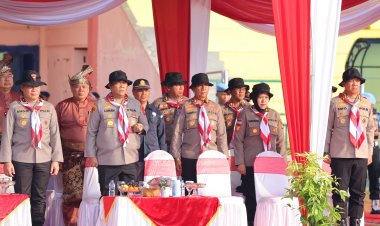 SEMANGAT MERAH PUTIH: POLDA KEPRI GELAR KIRAB KEBANGSAAN JELANG HUT RI KE-80 DI BATAM