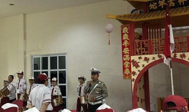 Edukasi Keselamatan Jalan, Satlantas Polresta Barelang Sambangi SD Yayasan Pelita Utama