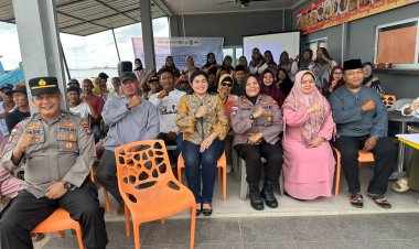 Satbinmas Polresta Barelang Gelar Sosialisasi Pencegahan Tindak Pidana Perdagangan Orang (TPPO) di Tanjung Uma