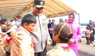 KAPOLDA KEPRI KUNJUNGI POLRES BINTAN DAN IKUTI LAUNCHING GERAKAN PANGAN MURAH POLRI