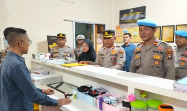 Waka Polres Lingga Tinjau Ruang Pelayanan Publik, Pastikan Pelayanan Prima bagi Masyarakat
