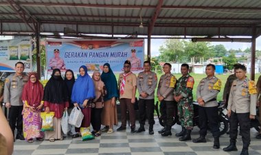 Polsek Batu Ampar dan Bulog Gelar Pasar Murah, Warga Antusias Penuhi Kebutuhan Pokok