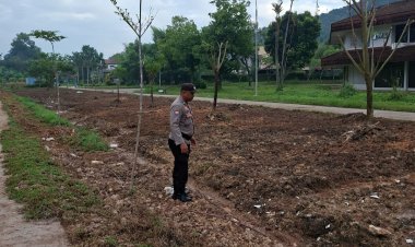 Polsek Sekupang Kawal Ketahanan Pangan, Monitoring Lahan Jagung di Tanjung Pinggir
