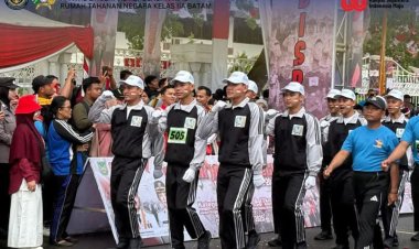 RUTAN BATAM IKUTI GERAK JALAN BEREGU 17 KM TINGKAT KOTA BATAM