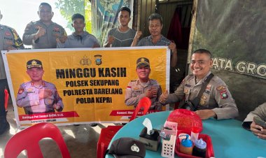 Program Minggu kasih, Polsek Sekupang tampung Aspirasi warga
