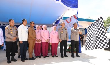 POLDA KEPRI LAUNCHING PERDANA PROGRAM MAKAN BERGIZI GRATIS TAHUN 2025