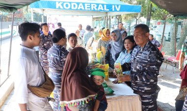 GERAKAN PANGAN MURAH: SINERGI BULOG DAN TNI STABILKAN PASOKAN DAN HARGA BERAS TAHUN 2025 DI KODAERAL IV