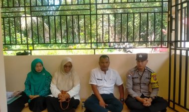 Bhabinkamtibmas Dabo Lama Dampingi Rapat Kepengurusan Posyandu Seruni