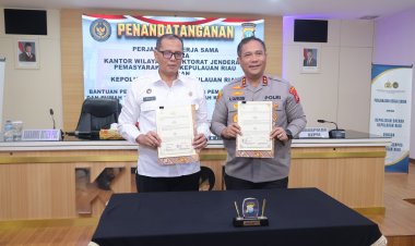 POLDA KEPRI DAN DITJEN PAS KEPRI PERKUAT SINERGI LEWAT PERJANJIAN KERJA SAMA