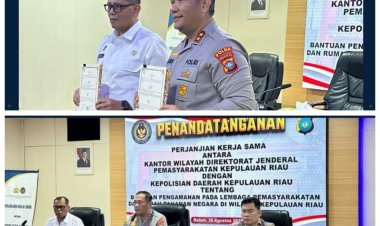 Kalapas Batam Hadiri Penandatanganan Kerja Sama Strategis dengan Polda Kepri