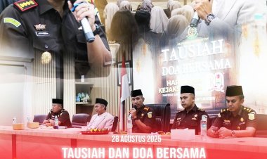 Kejaksaan Negeri Batam Gelar Tausiah dan Doa Bersama Sempena HUT ke-80 Kejaksaan RI