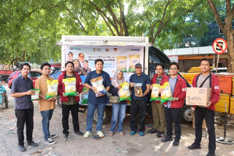 Pasar Murah, Bulog Kota Batam Bersama Polresta Barelang Jaga Stabilitas Harga Bahan Pokok