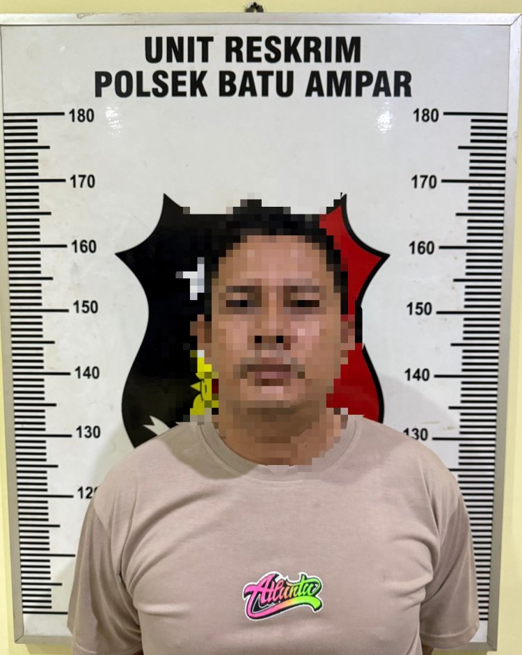 Polsek Batu Ampar Tangkap Pelaku Penikaman di Melcem Setelah Satu Tahun Buron
