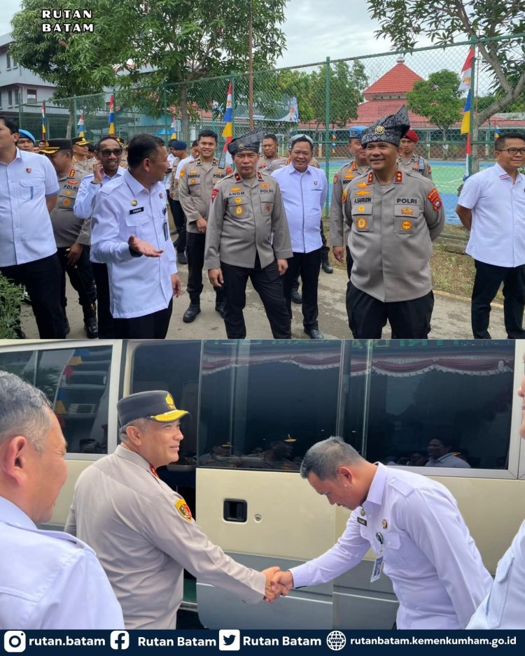 Karutan Batam Hadiri Kunjungan Kapolda Kepri ke Lapas Batam, Perkuat Sinergi Keamanan dan Pembinaan Pemasyarakatan