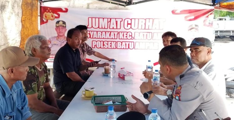 Polsek Batu Ampar Gelar Jumat Curhat, Perkuat Komunikasi dan Sinergi Kamtibmas Bersama Warga Sei Jodoh
