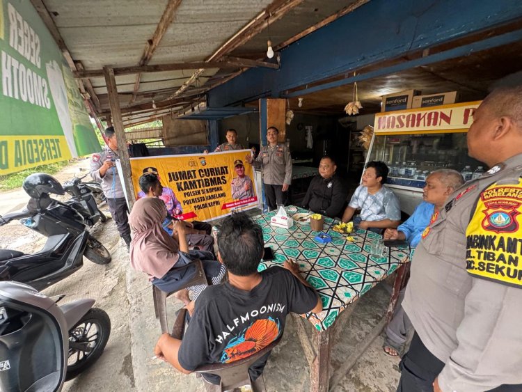 Jumat Curhat Kamtibmas Polsek Sekupang Pererat Sinergi dengan Warga Sei Harapan