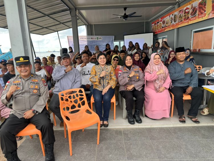 Satbinmas Polresta Barelang Gelar Sosialisasi Pencegahan Tindak Pidana Perdagangan Orang (TPPO) di Tanjung Uma