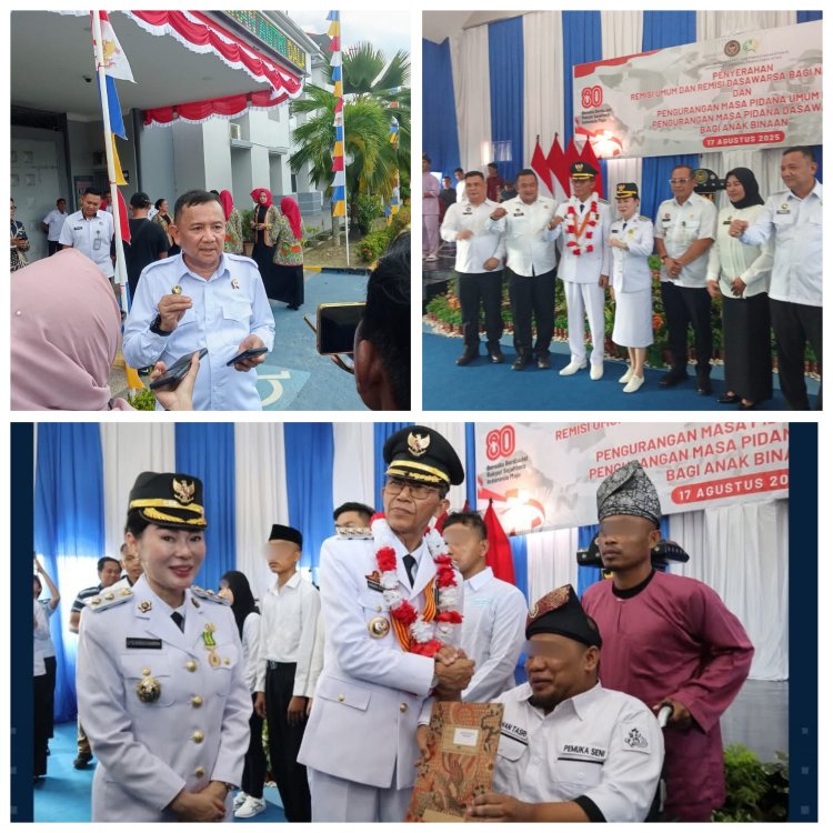 Peringati HUT ke-80 RI, Wali Kota Batam Serahkan Remisi kepada Warga Binaan