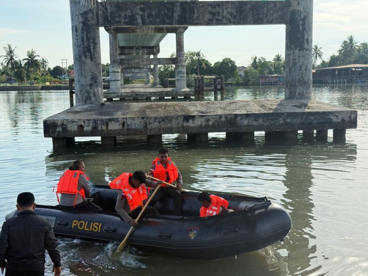 Respon Cepat, Tim Gabungan Polres Bintan Lakukan Pencarian Nelayan Hilang di Perairan Busung