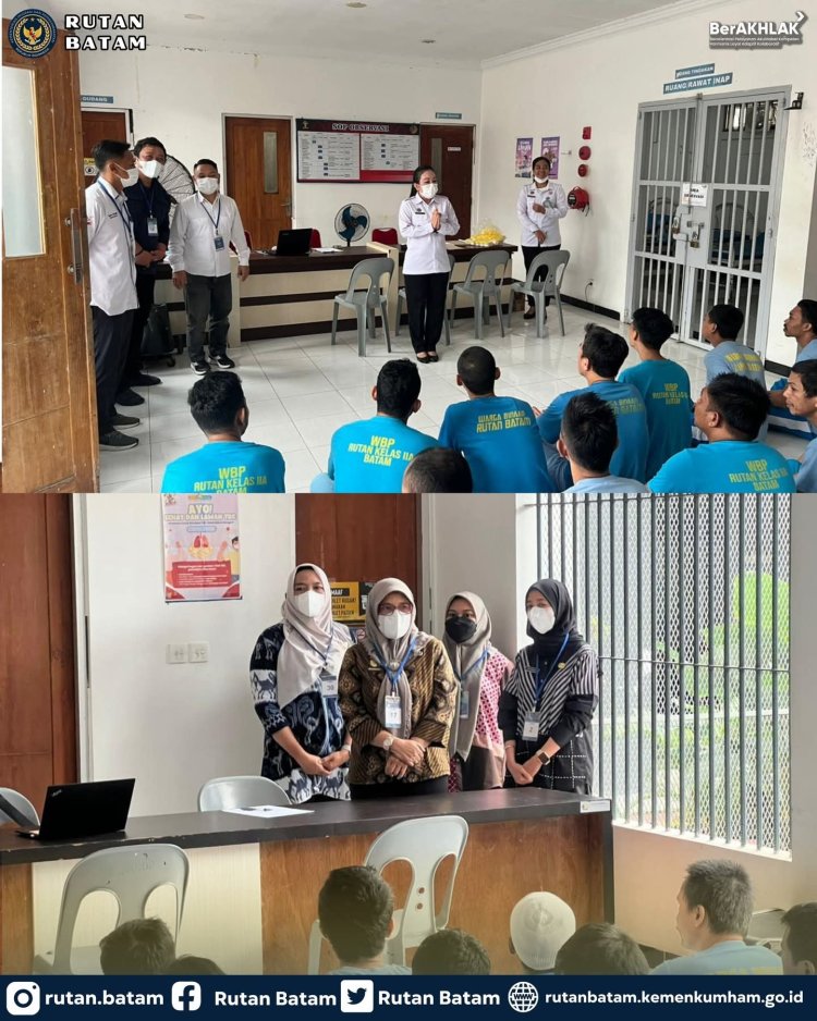 Rutan Batam Gelar Skrining TBC Bersama Dinas Kesehatan