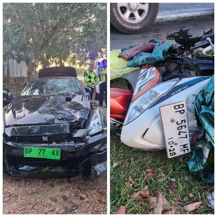 Polresta Barelang Pastikan Penanganan Kecelakaan Maut Nissan GT-R35 Transparan, Proses Penyelidikan Terus Berjalan