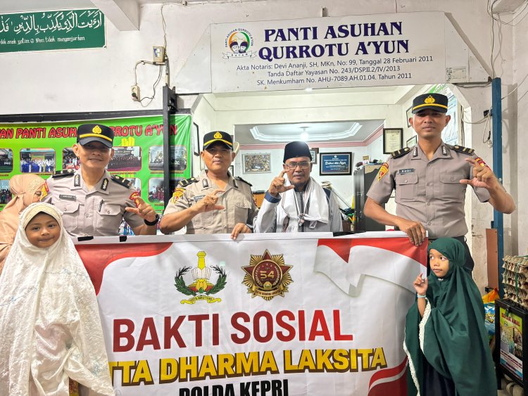 SISWA SIP ANGKATAN 54 GELOMBANG 2 POLDA KEPRI GELAR BAKTI SOSIAL DI BATAM DAN TANJUNGPINANG