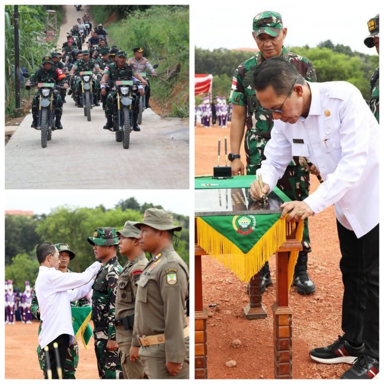 Jalan Baru 1,5 Km di Sambau Rampung, Amsakar: TMMD Wujud Nyata Sinergi Membangun Batam