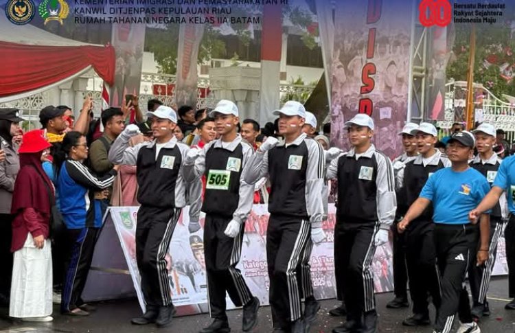 RUTAN BATAM IKUTI GERAK JALAN BEREGU 17 KM TINGKAT KOTA BATAM