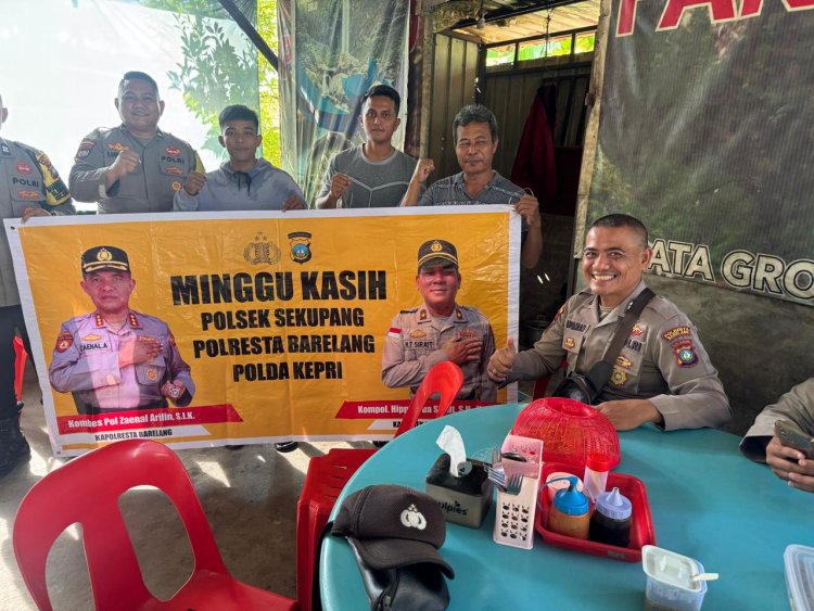 Program Minggu kasih, Polsek Sekupang tampung Aspirasi warga