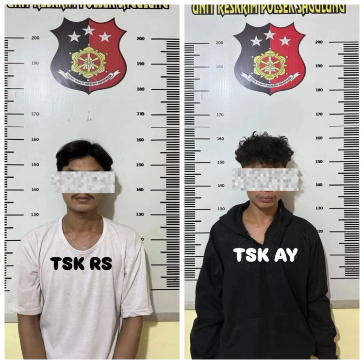 Aksi Cepat Unit Reskrim Polsek Sagulung, Tangkap Dua Tersangka Pencurian dengan Kekerasan