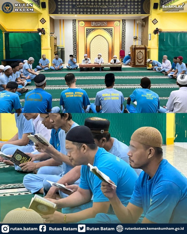 Rutan Batam Gelar Yasinan, Perkuat Keimanan dan Ketakwaan Warga Binaan