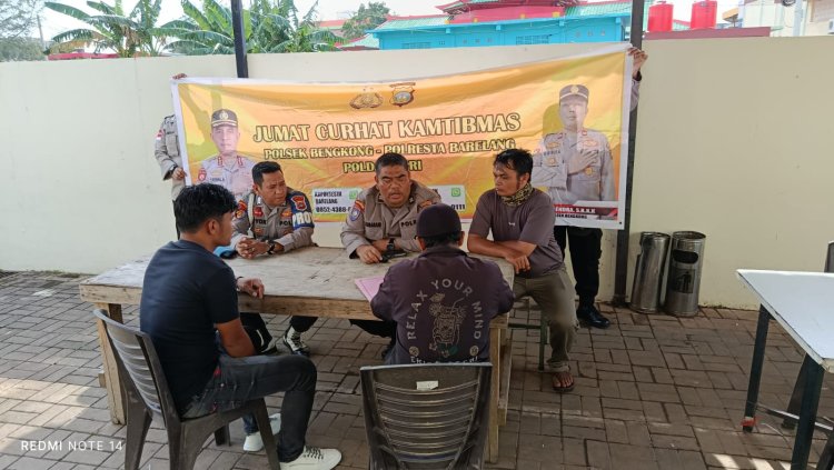 Jumat Curhat Polsek Bengkong, Warga Keluhkan Anak Sekolah yang Sering Bolos
