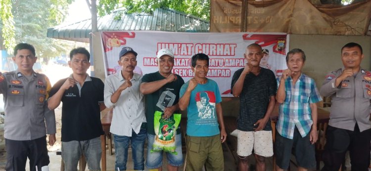 Jumat Curhat Polsek Batu Ampar, Warga Batu Merah Usulkan Patroli Rutin