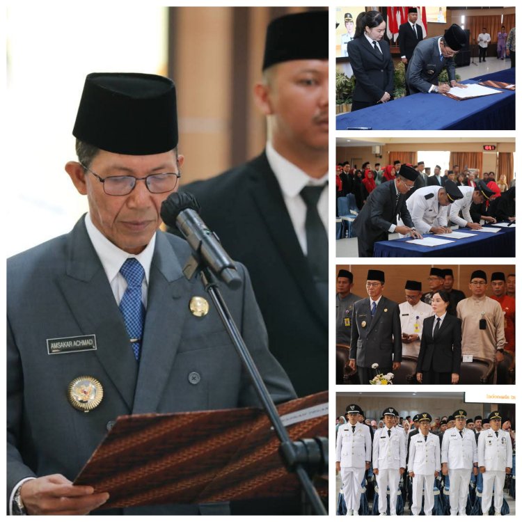 Pelantikan 95 Pejabat, Wali Kota Amsakar Tekankan Kinerja Nyata bagi Masyarakat