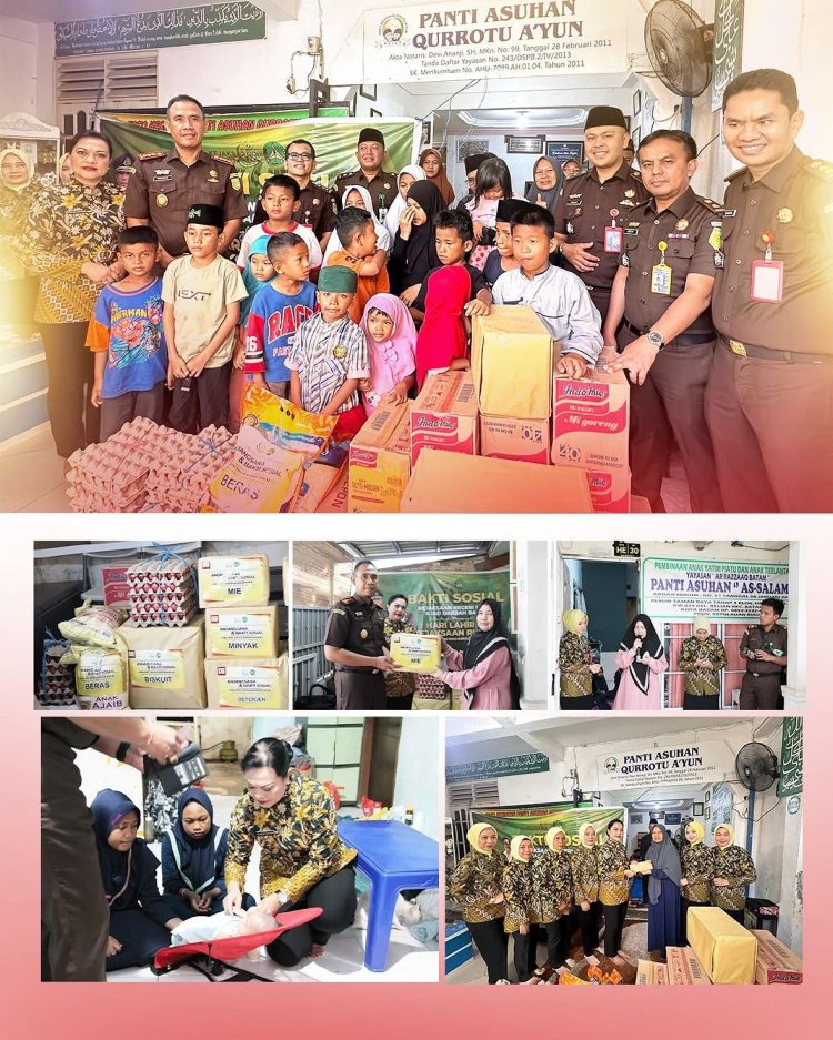 Kejaksaan Negeri Batam Gelar Bakti Sosial Sempena HUT ke-80 Kejaksaan RI