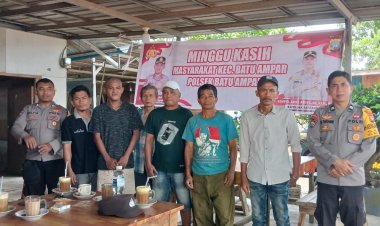 Polsek Batu Ampar Gelar Minggu Kasih, Warga Apresiasi Sinergi Jaga Kamtibmas Kondusif