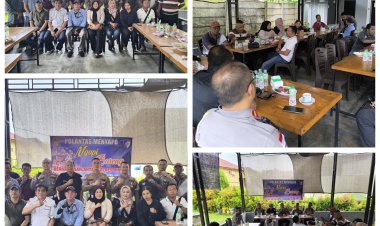 Satlantas Polres Bintan Jalin Sinergitas Bersama Insan Pers Melalui Coffee Morning