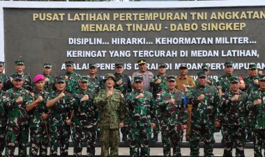 Kapolres Lingga Hadiri Latgabma Super Garuda Shield 2025: Saksikan Aksi Spektakuler Dukungan Udara dan Pendaratan Amfibi di Pantai Todak