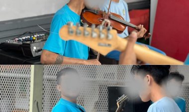 RUTAN BATAM FASILITASI PENYALURAN BAKAT DAN MINAT WARGA BINAAN MELALUI MUSIK