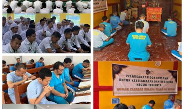 Rutan Batam Gelar Doa Bersama untuk Keselamatan dan Kebaikan Negeri