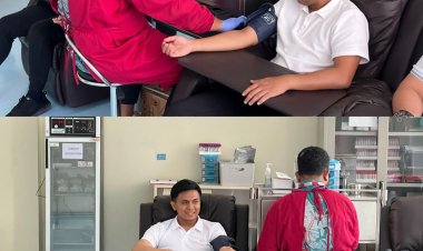 Rutan Batam Gelar Kegiatan Donor Darah di PMI Kota Batam