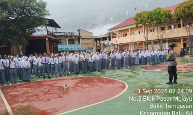 Satbinmas Polresta Barelang dan Polsek Jajaran Gelar Penyuluhan di Sekolah-sekolah Kota Batam