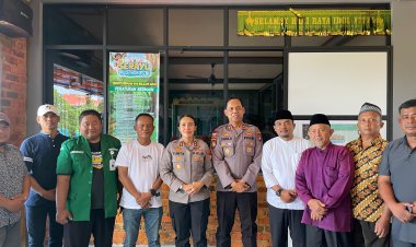 Silaturahmi Kapolres Bintan Bersama Toga dan Tomas Kecamatan Bintan Utara Dalam Menjaga Situasi Kamtibmas