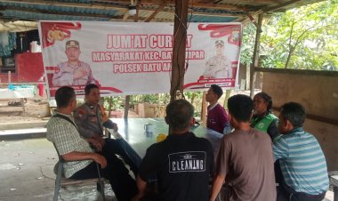Jumat Curhat Polsek Batu Ampar, Warga Kampung Seraya Minta Patroli Ditingkatkan