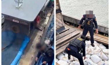 Bea Cukai Batam Gagalkan Penyelundupan 20 Ton Pasir Timah di Perairan Natuna