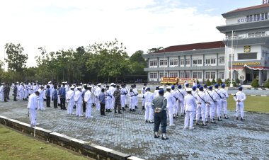 Delapan Dekade Pengabdian, Kodaeral IV Gelar Upacara HUT ke-80 TNI AL