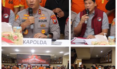 KAPOLDA KEPRI PIMPIN KONFERENSI PERS UNGKAP KASUS NARKOTIKA PERIODE AGUSTUS – SEPTEMBER 2025